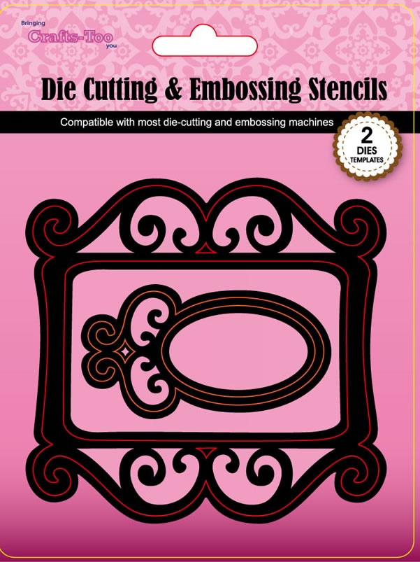 Crafts-Too Cutting and Embossing Stencils - Frame 4