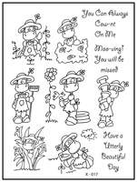 Molly Moo Set- unmounted