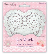 **NEW** Dovecraft Tea Party - Paper Lace Hearts