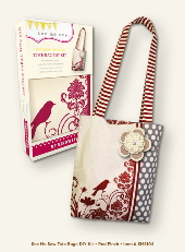 My Mind's Eye See Me Sew DIY Kit - Tote Bag Red