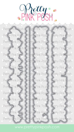 Pretty Pink Posh - Love Borders Coordinating Die Set