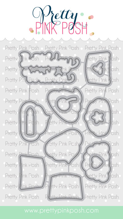 Pretty Pink Posh - Build A Cupcake Coordinating Die Set