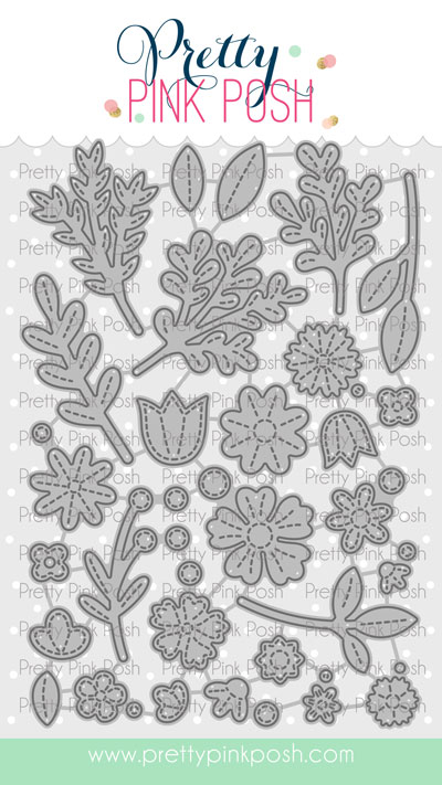 Pretty Pink Posh - Spring Foliage Die