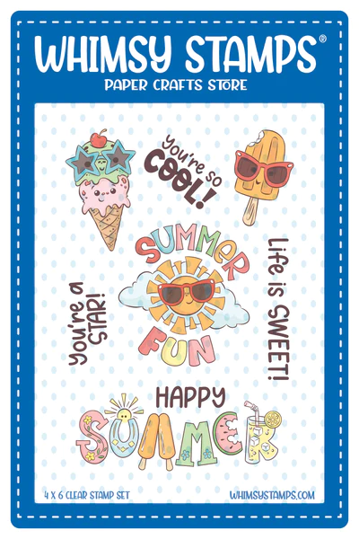 Whimsy Stamps - Sweet Summer Fun Clear Stamps