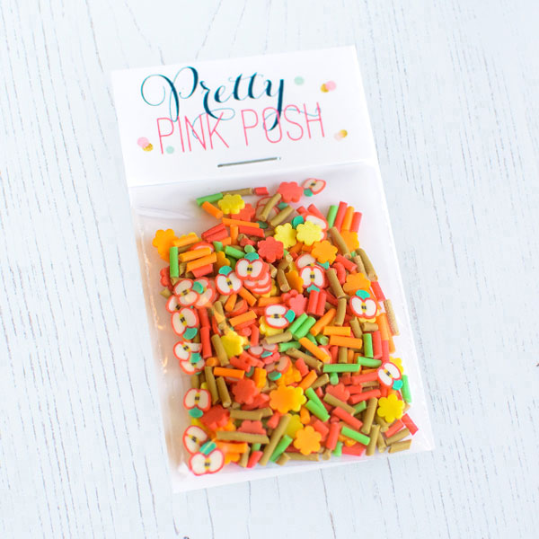 Pretty Pink Posh - Fall Harvest Clay Confetti