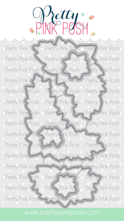 Pretty Pink Posh - Poinsettia Corners Coordinating Die Set