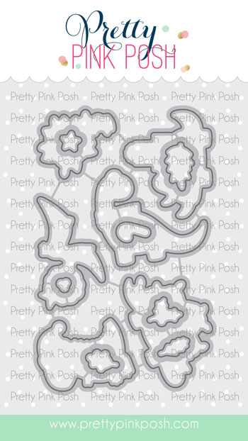 Pretty Pink Posh - Christmas Dinosaurs Coor Die Set