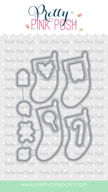 Pretty Pink Posh - Holiday Stockings Coor Die Set