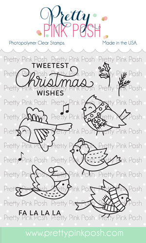 Pretty Pink Posh - Winter Birds Stamp Set