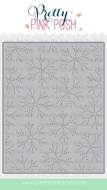 Pretty Pink Posh - Pierced Snowflakes Plate Die