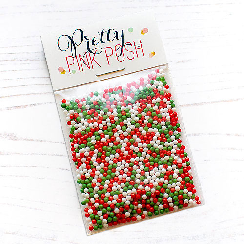 Pretty Pink Posh - Christmas Cookie Shaker Beads