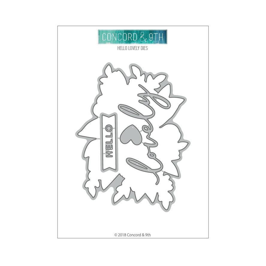 Concord & 9th - Hello Lovely die