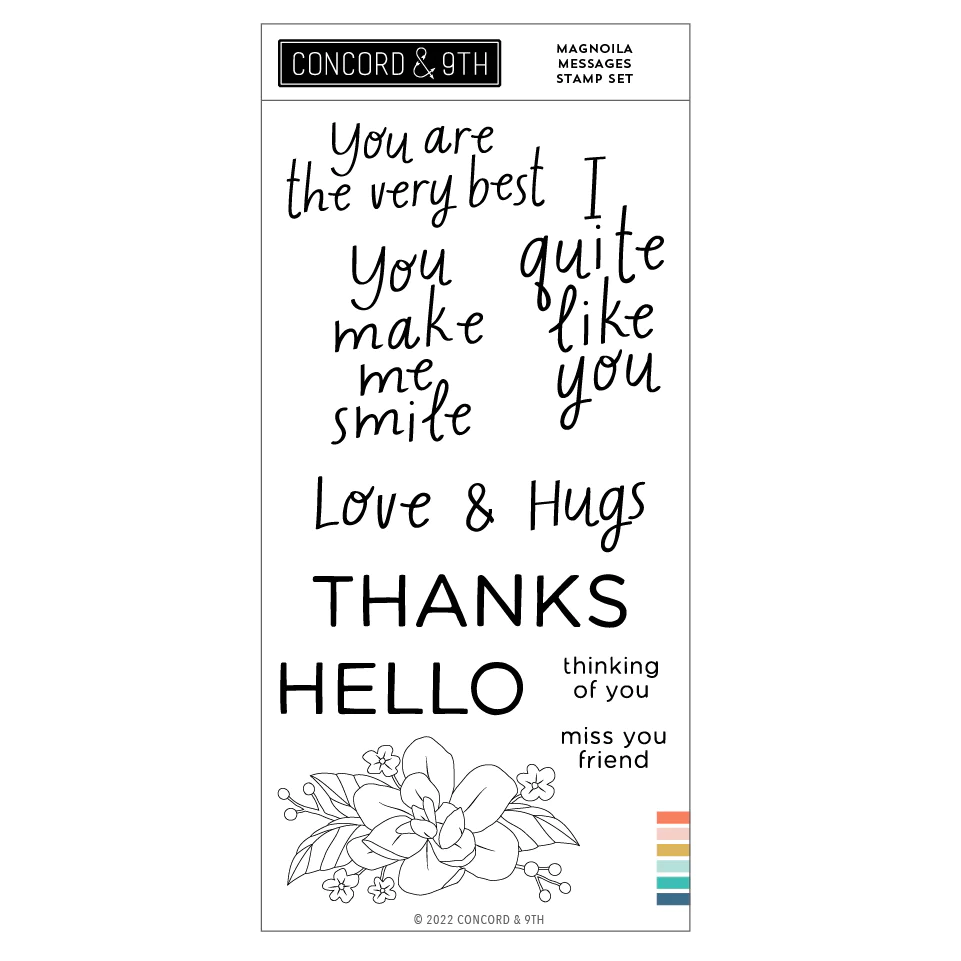 Concord & 9th - Magnolia Messages Stamp Set (SO)