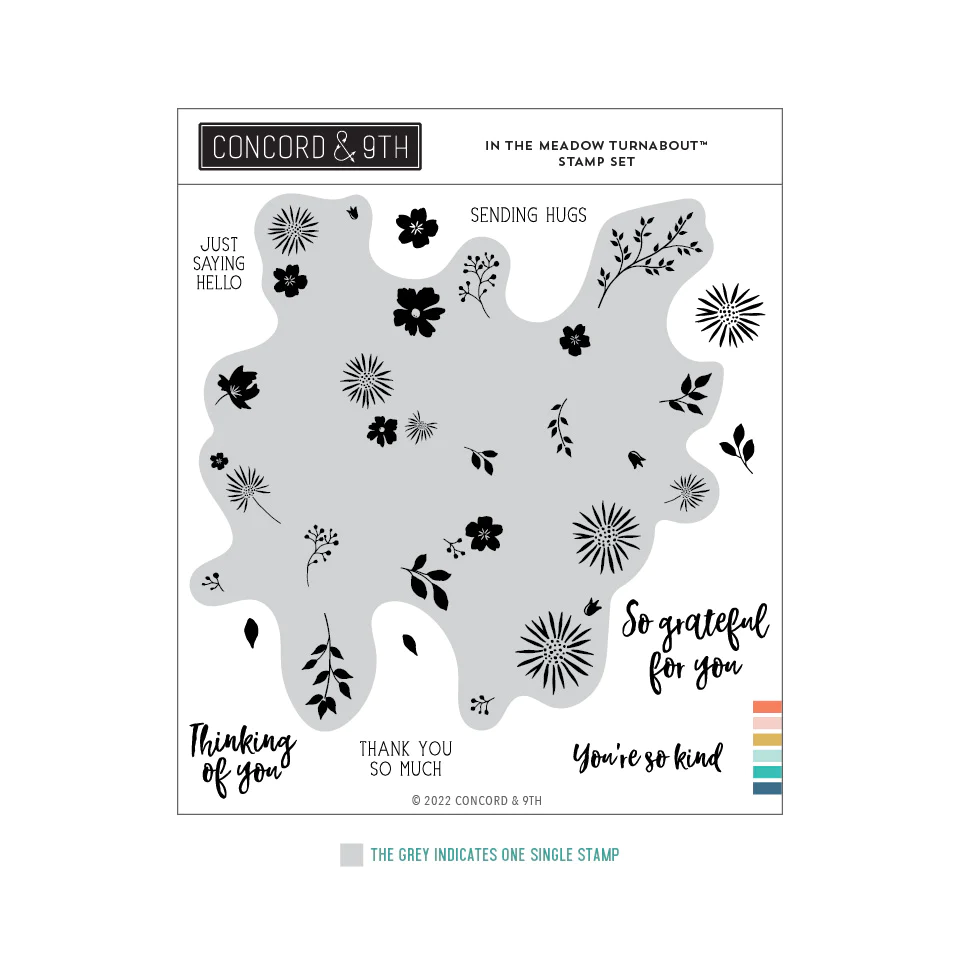 Concord & 9th - In the Meadow Turnabout Stamp Set 6x6