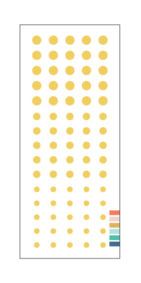 Concord & 9th - ENAMEL DOTS: Honeycomb