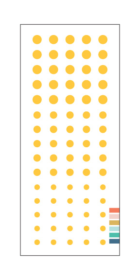 Concord & 9th - ENAMEL DOTS: Sunflower