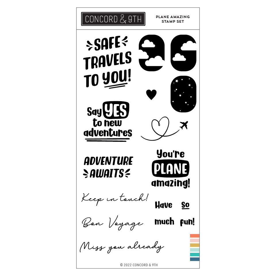 Concord & 9th - Plane Amazing Stamp Set (4 x 8)