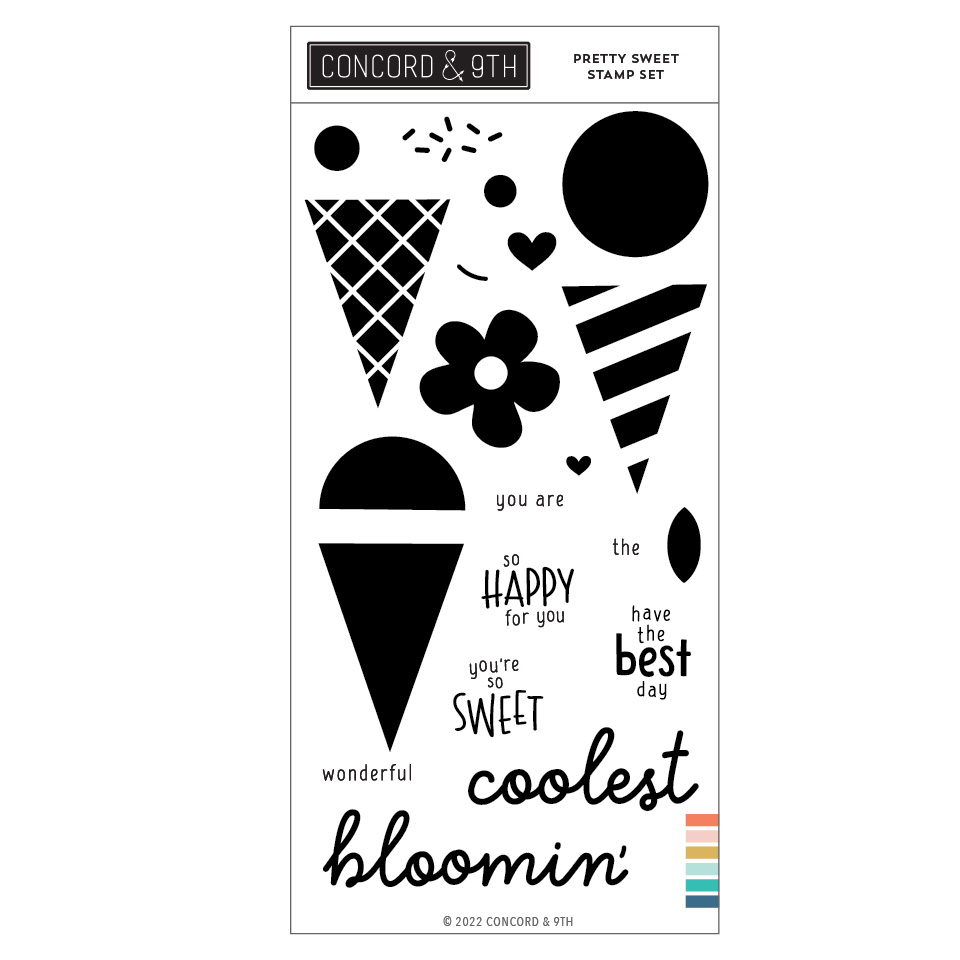 Concord & 9th - Pretty Sweet Stamp Set (4 x 8)