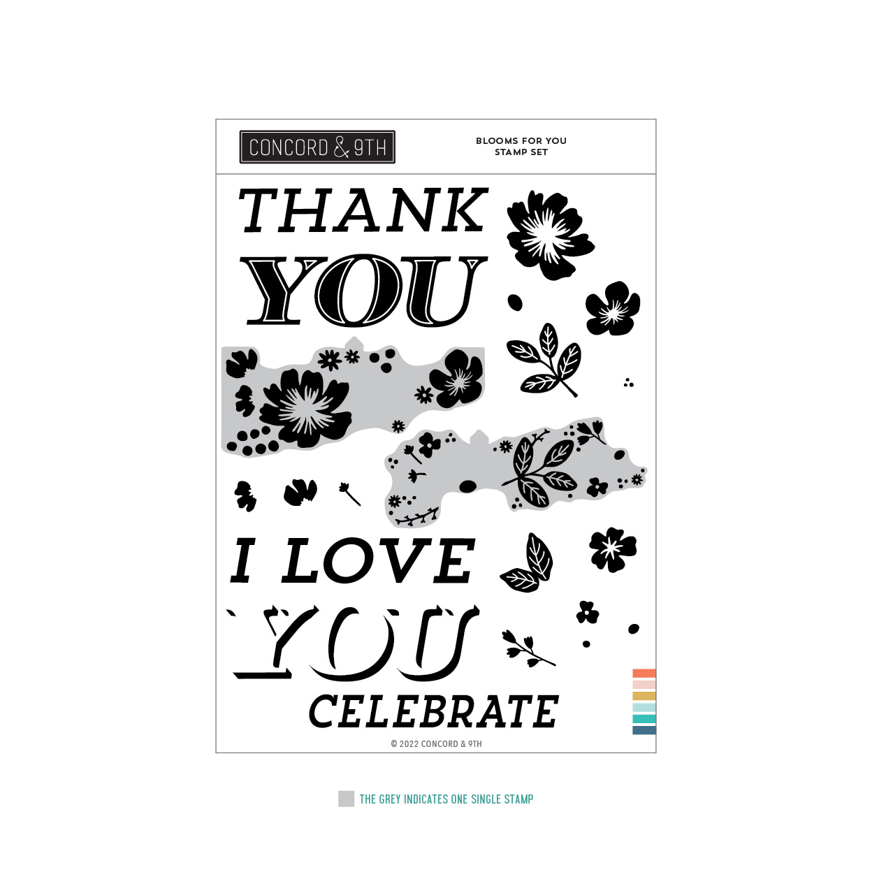 Concord & 9th - Blooms for You Stamp Set (SO)