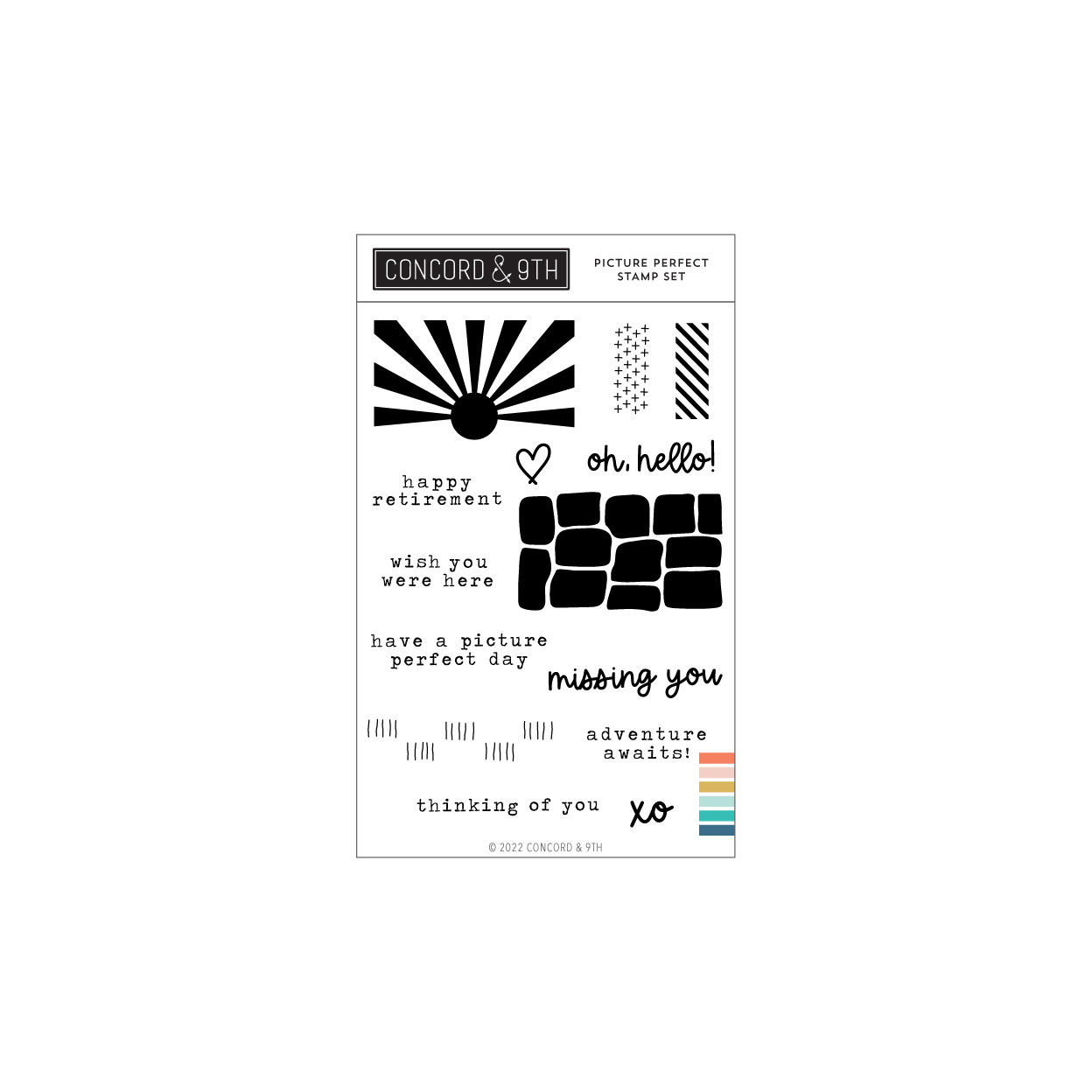 Concord & 9th - Picture Perfect Stamp Set (4 x 6; 14 pieces)
