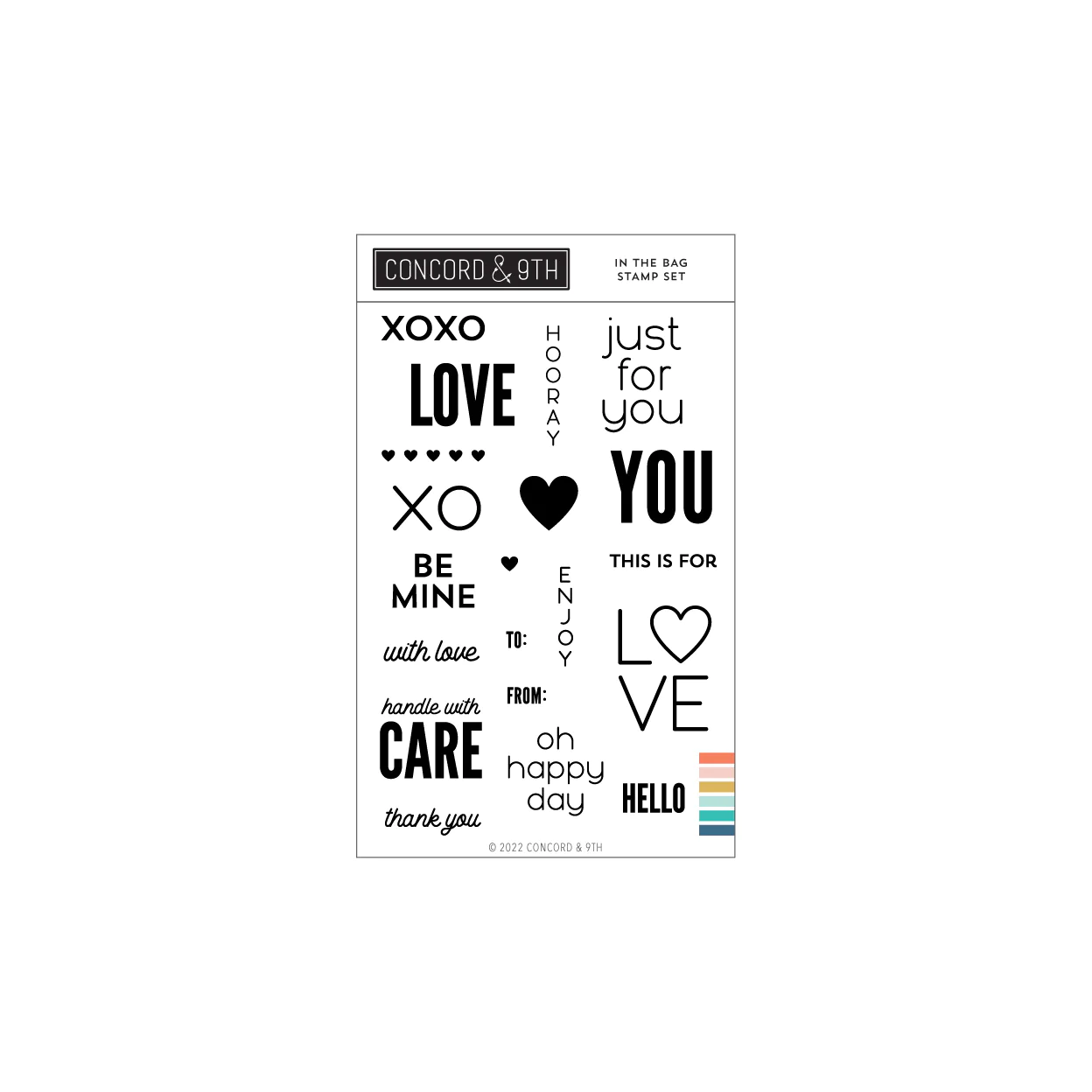 Concord & 9th - In the Bag Stamp Set (4 x 6)