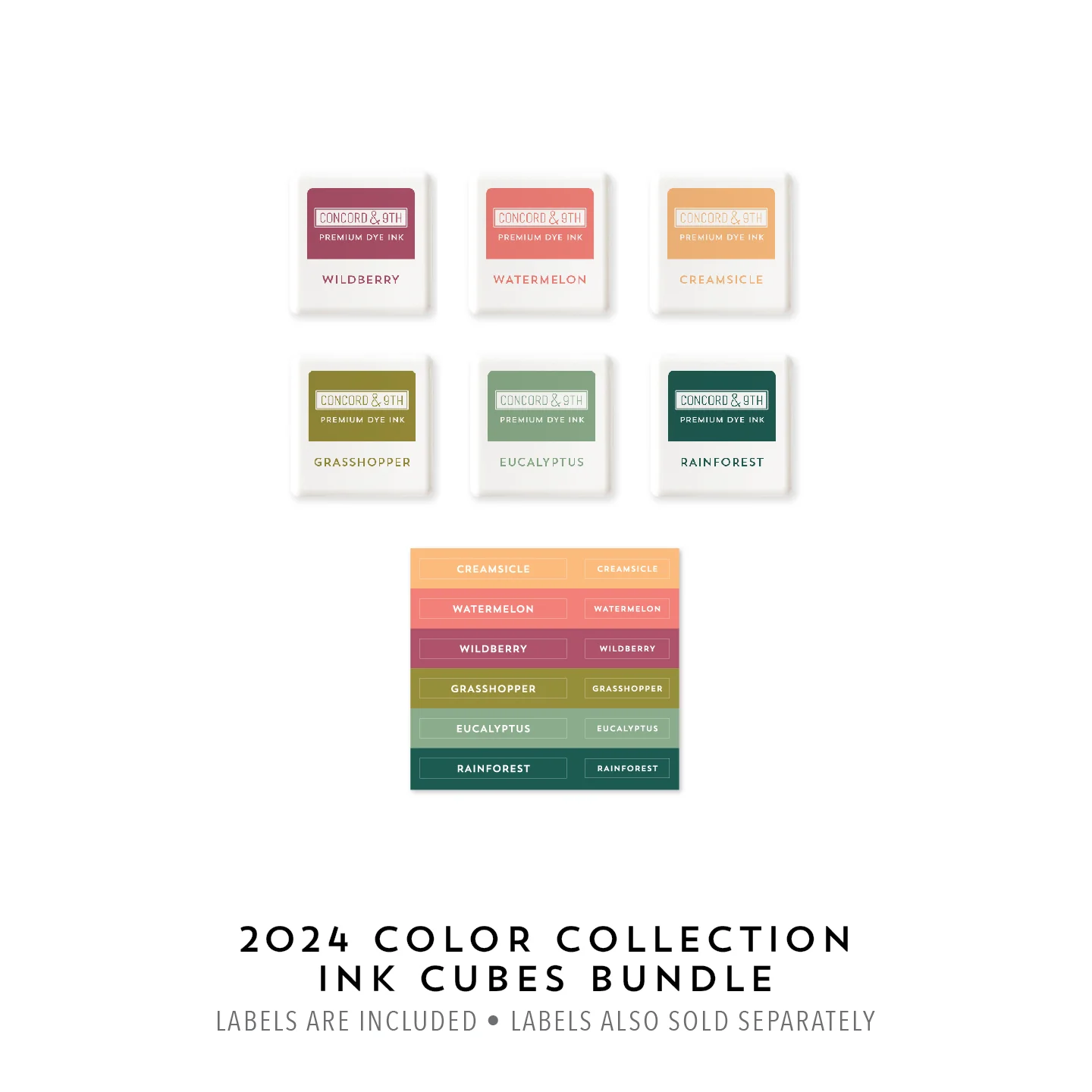 Concord & 9th - 2024 Color Collection Ink Cubes Bundle