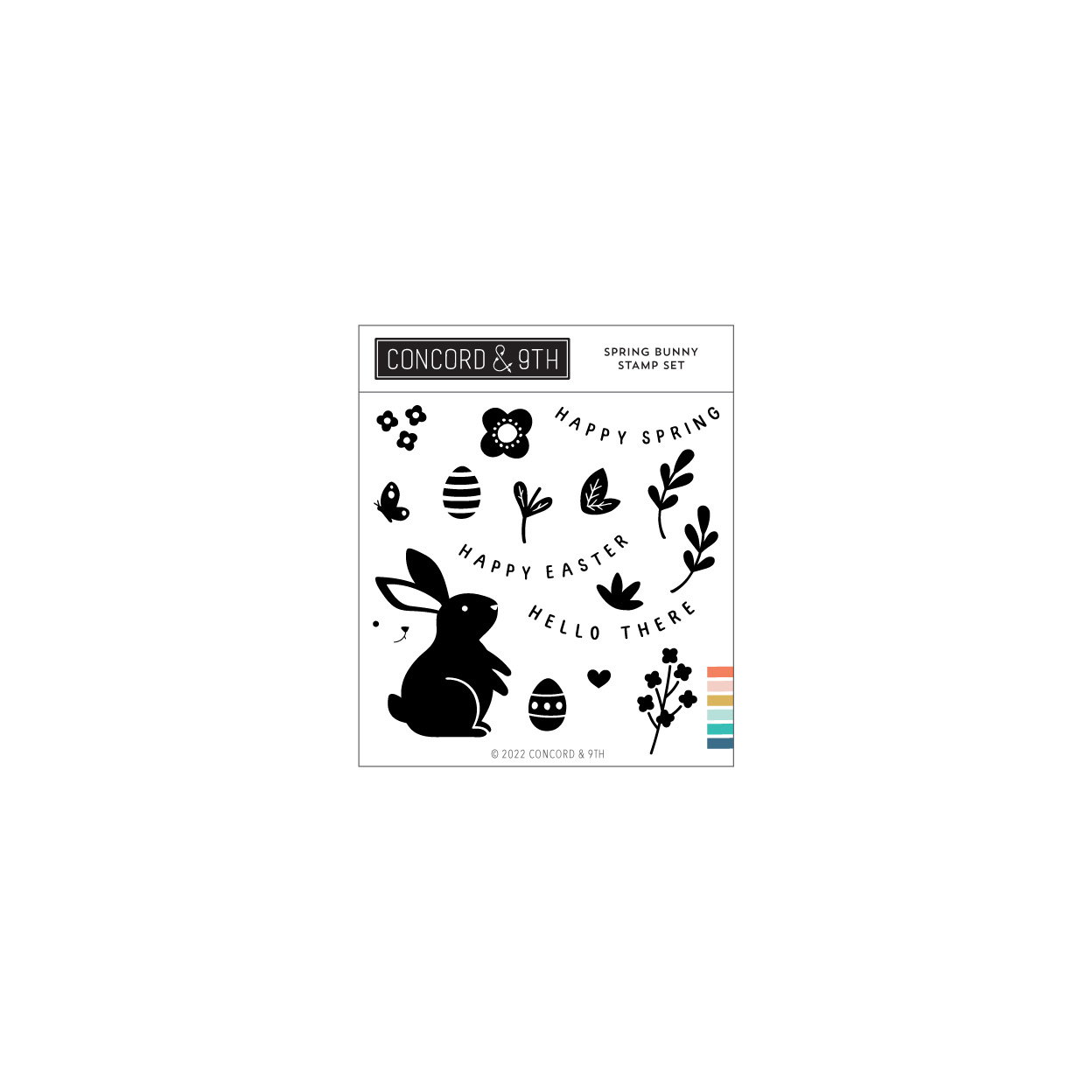 Concord & 9th - Spring Bunny Stamp Set (4 x 4)