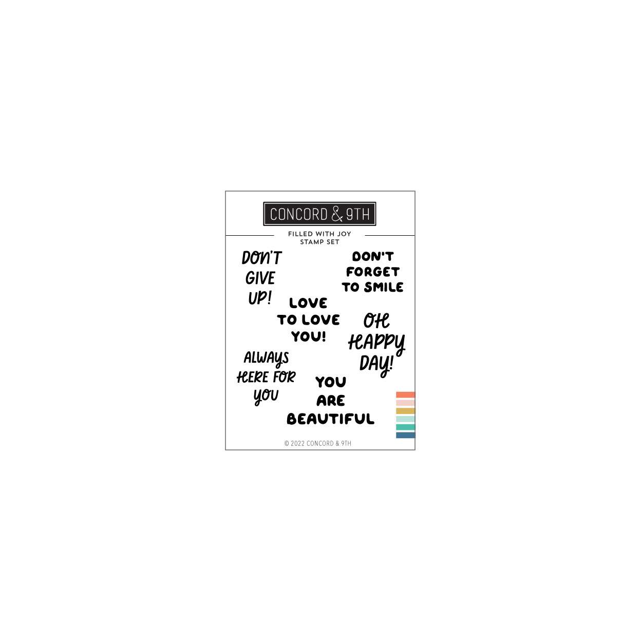 Concord & 9th - Filled with Joy Stamp Set (3 x 4)