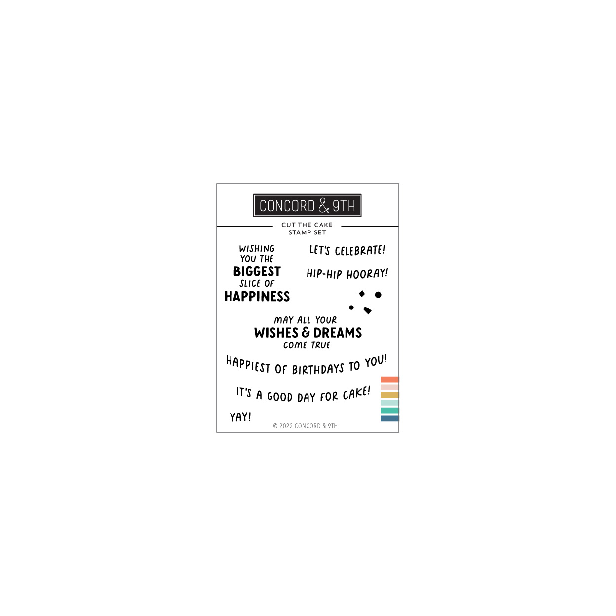 Concord & 9th - Cut the Cake Stamp Set (3 x 4)