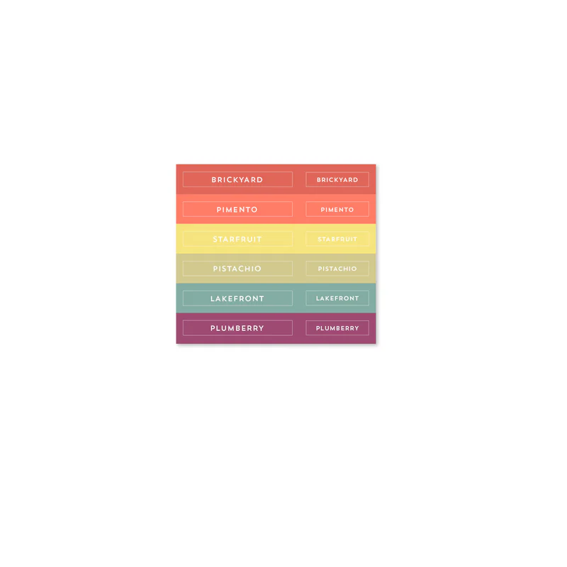 Concord & 9th - 2025 Color Collection Ink Pad & Ink Cube Stickers