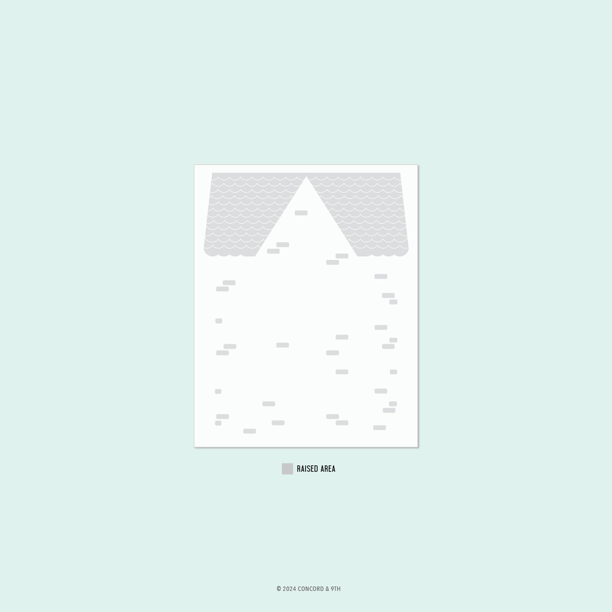Concord & 9th - Our House 2D Embossing Folder