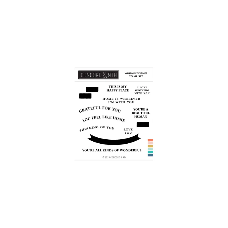 Concord & 9th - Window Wishes Stamp Set (4 x 4)