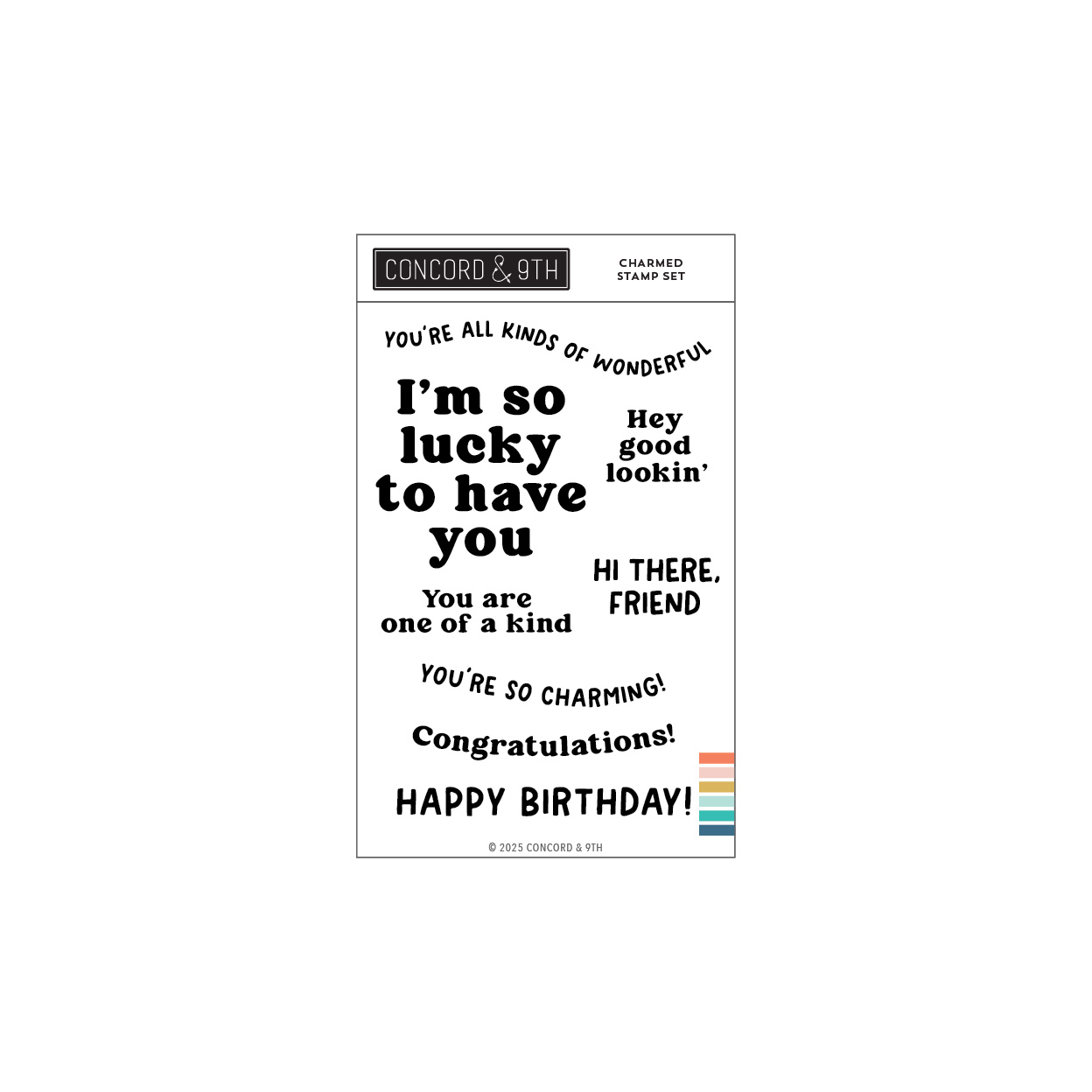 Concord & 9th - Charmed Stamp Set (4 x 6)