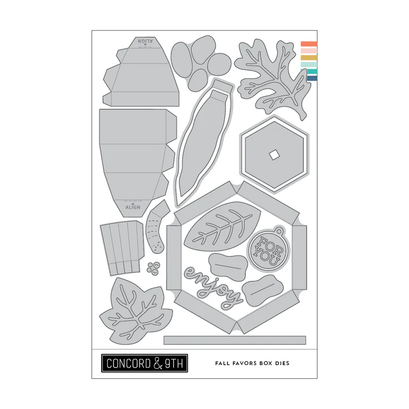 Concord & 9th - Fall Favors Box Dies