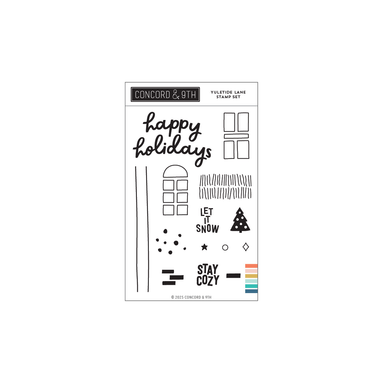 Concord & 9th - Yuletide Lane Stamp Set (4 x 6)