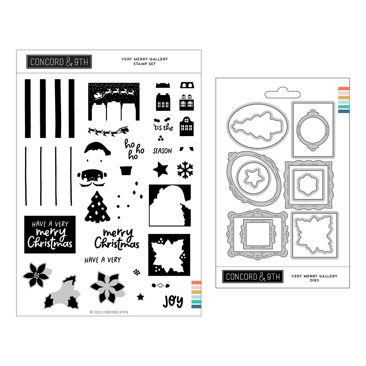 **NEW* - Concord & 9th - Very Merry Gallery Bundle (2 items)