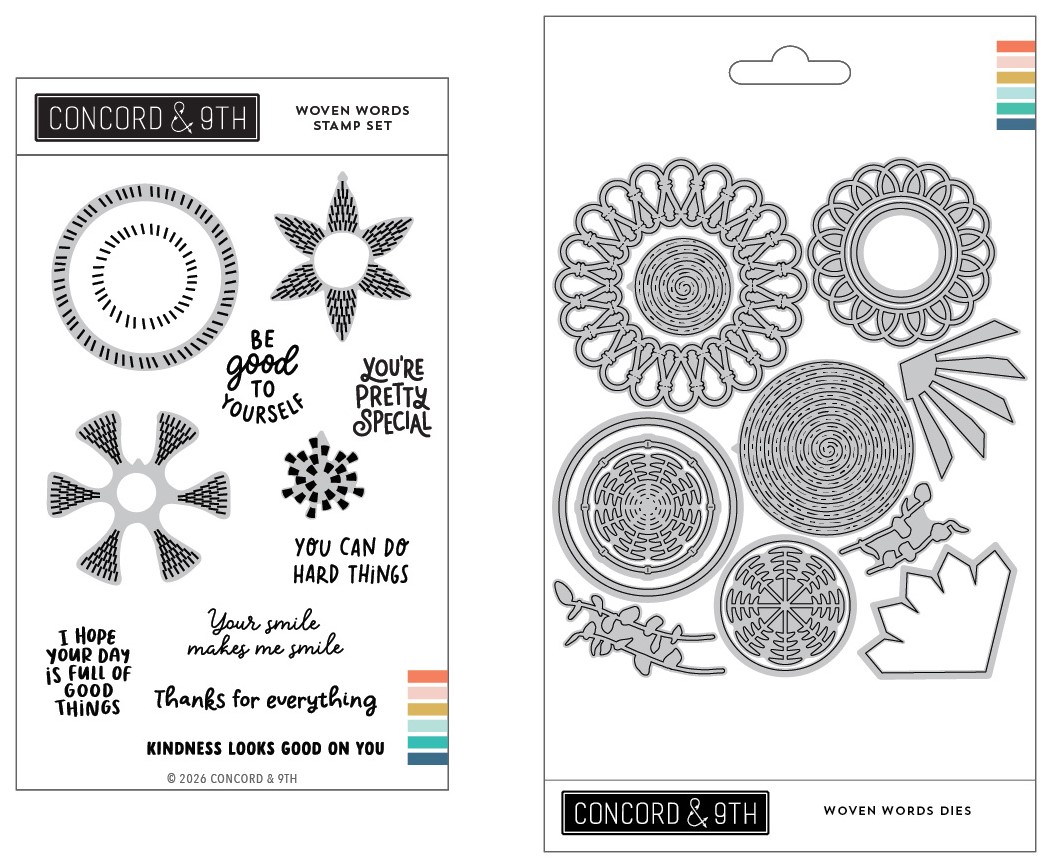 **NEW* - Concord & 9th - Woven Words Bundle (2 items)