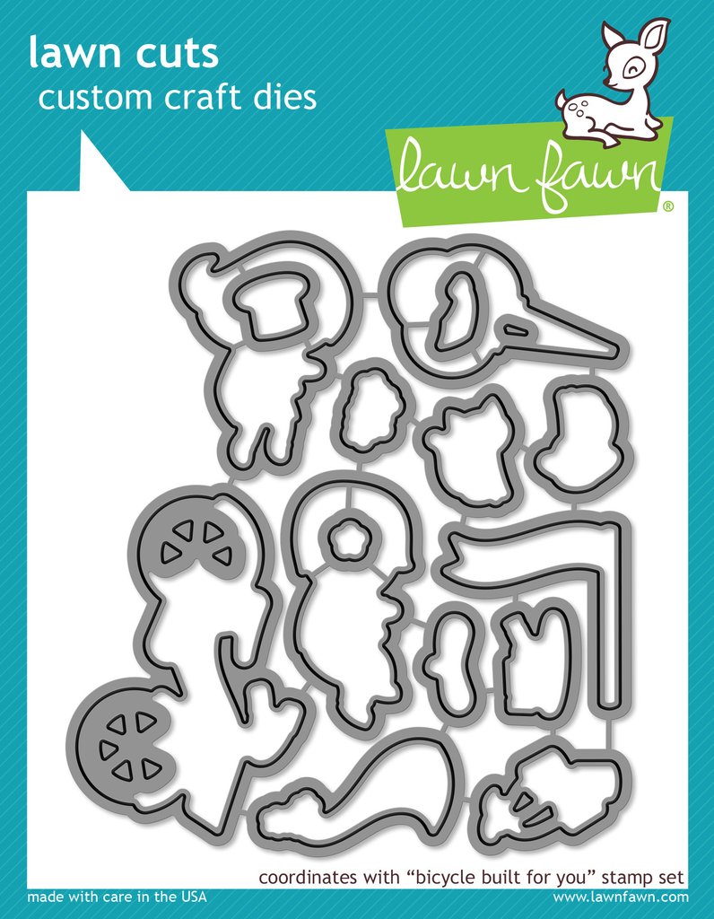 Lawn Fawn - Lawn Cuts - Bicycle Built For You