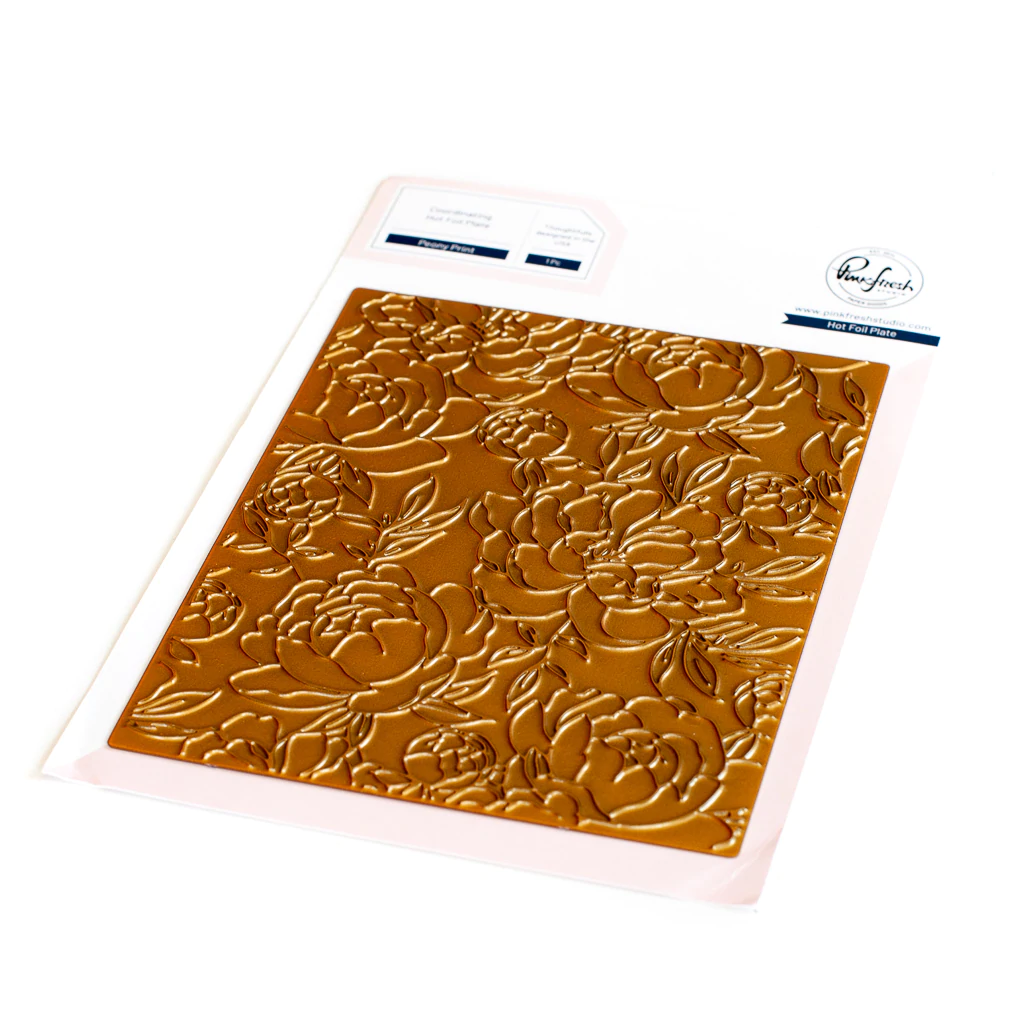 Pinkfresh Studio - Peony Print hot foil