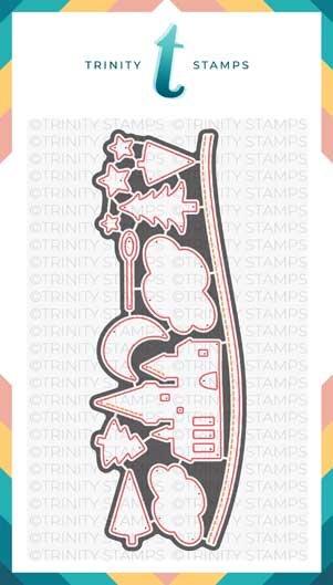 Trinity Stamps - Castle Scene Builder Die Set