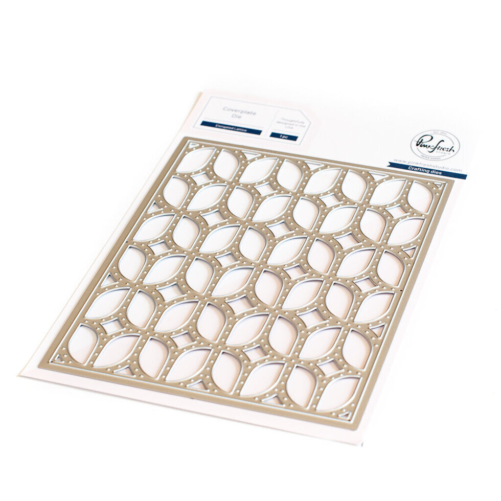 Pinkfresh Studio - Elongated Lattice coverplate die