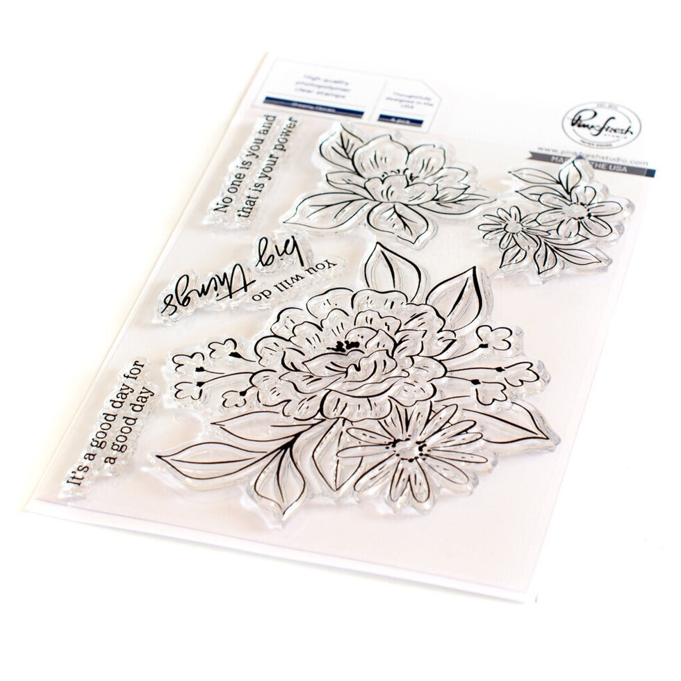 Pinkfresh Studio - Dreamy Florals stamp