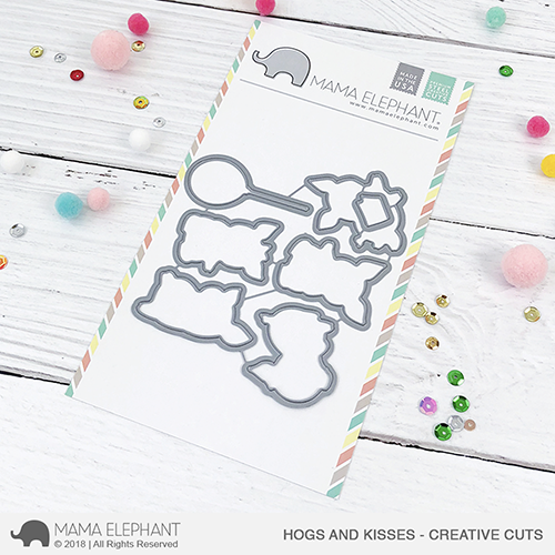 Mama Elephant - Hogs and Kisses - Creative Cuts