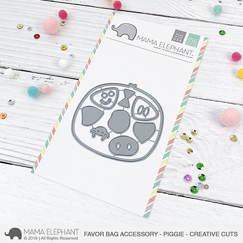 Mama Elephant - Favor Bag Accessory - Piggie - Creative Cuts
