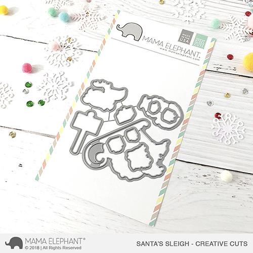 Mama Elephant - Santa's Sleigh - Creative Cuts