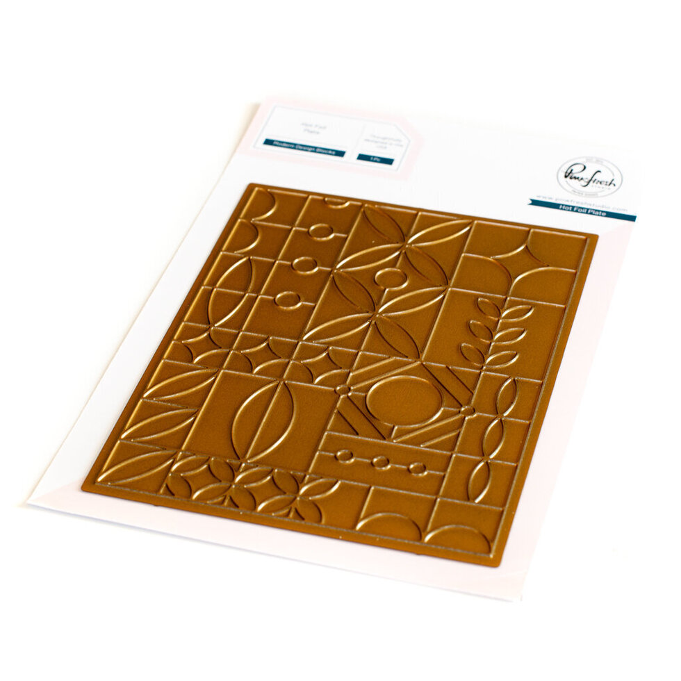 Pinkfresh Studio - Modern Design Blocks hot foil - DISCONTINUED