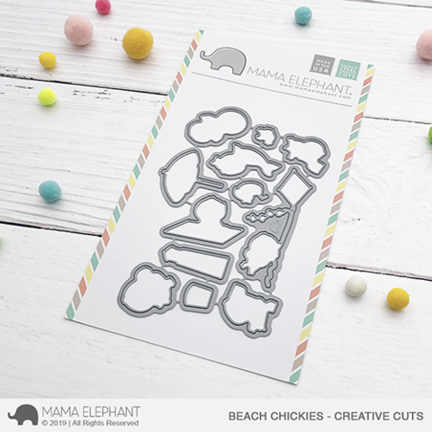 Mama Elephant - Beach Chickies Creative Cuts