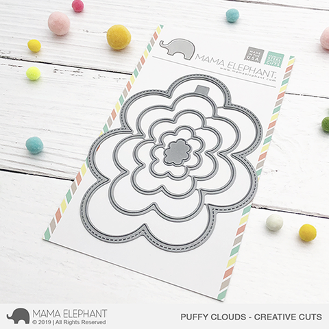 Mama Elephant - Puffy Clouds - Creative Cuts (SO)