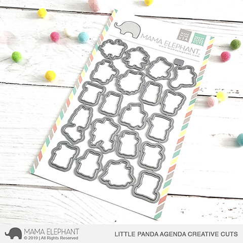 Mama Elephant - Little Panda Agenda Creative Cuts