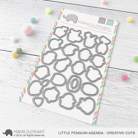 Mama Elephant - Little Penguin Agenda Creative Cuts
